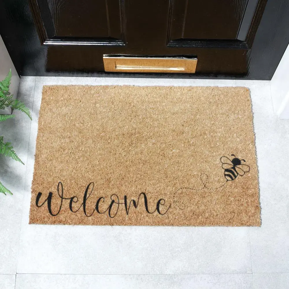 artsy doormats Welcome Bee Doormat