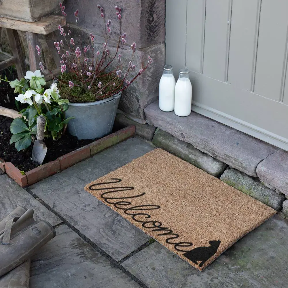 Artsy Doormats Welcome Cat Doormat
