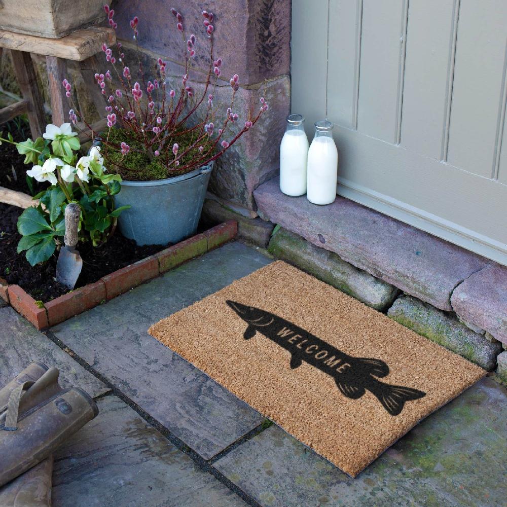 Artsy Doormats Welcome Fish Doormat (60 X 40cm)