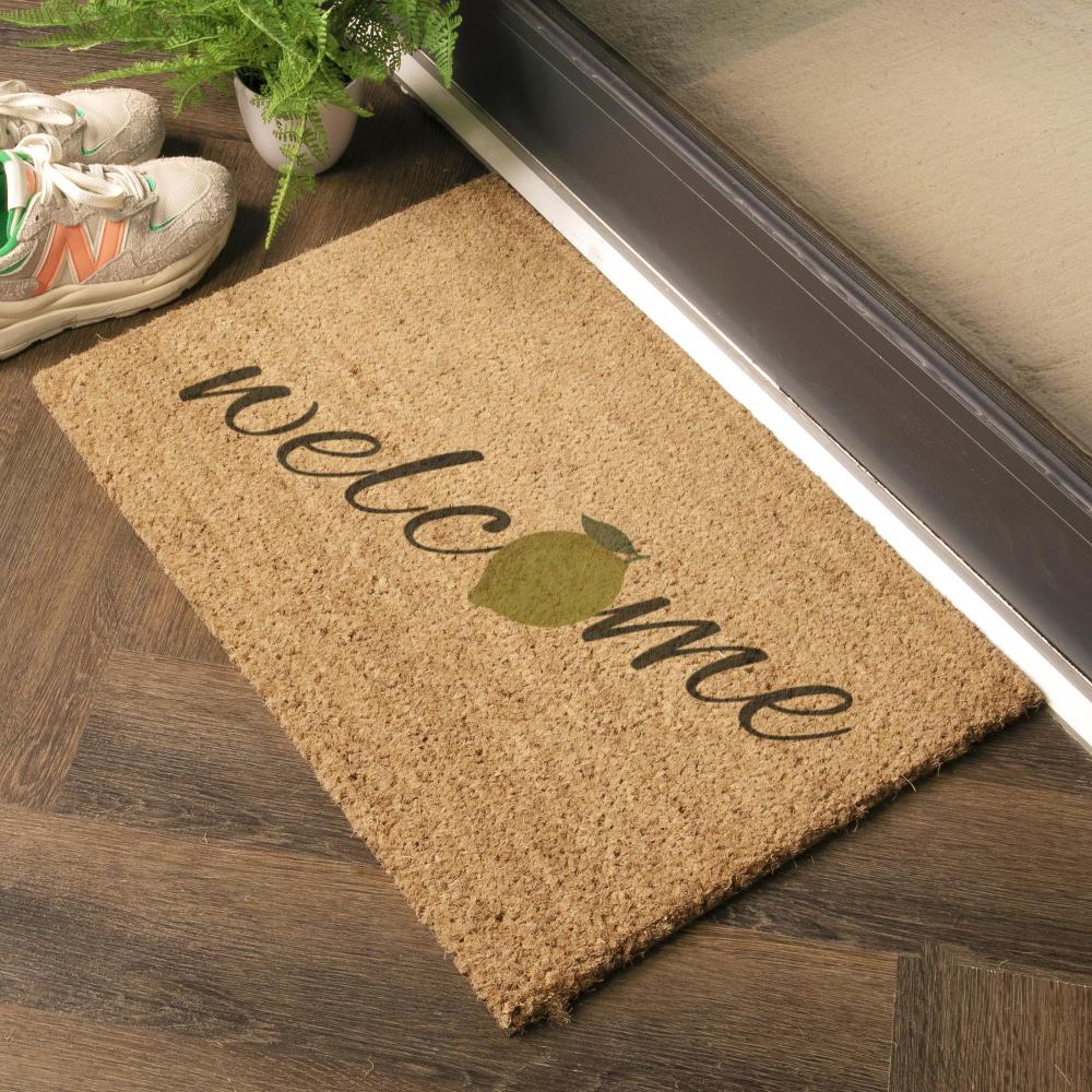 Artsy Doormats Welcome Lemon Doormat (60 X 40cm)