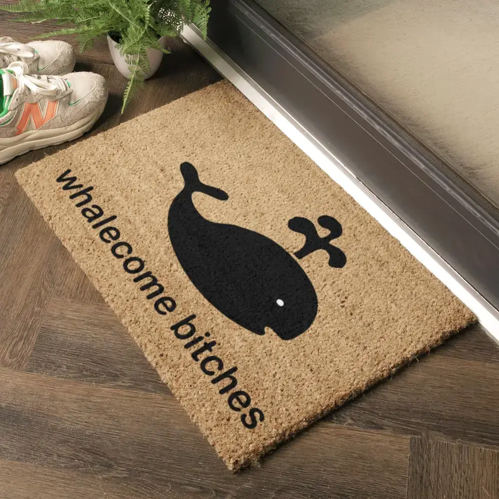 Artsy Doormats Whalecome Bitches Doormat