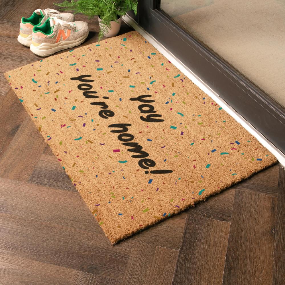 Artsy Doormats Yay You’re Home Doormat (90 X 60cm)