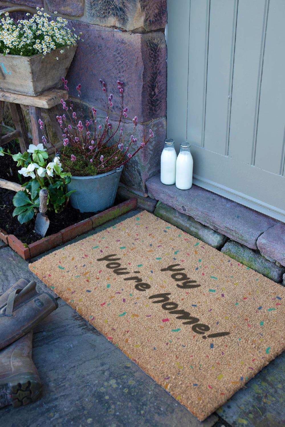 Artsy Doormats Yay You’re Home Doormat (90 X 60cm)