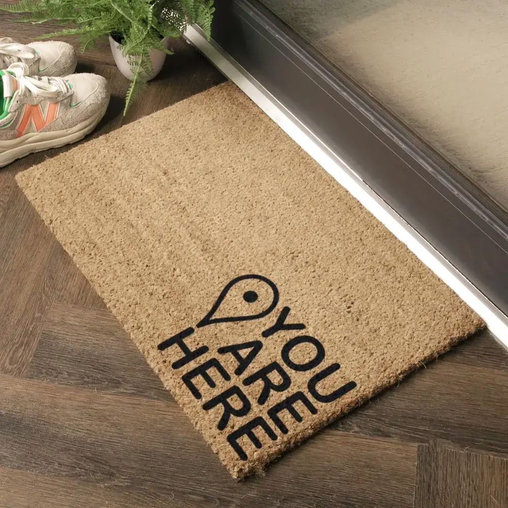 Artsy Doormats You Are Here Doormat