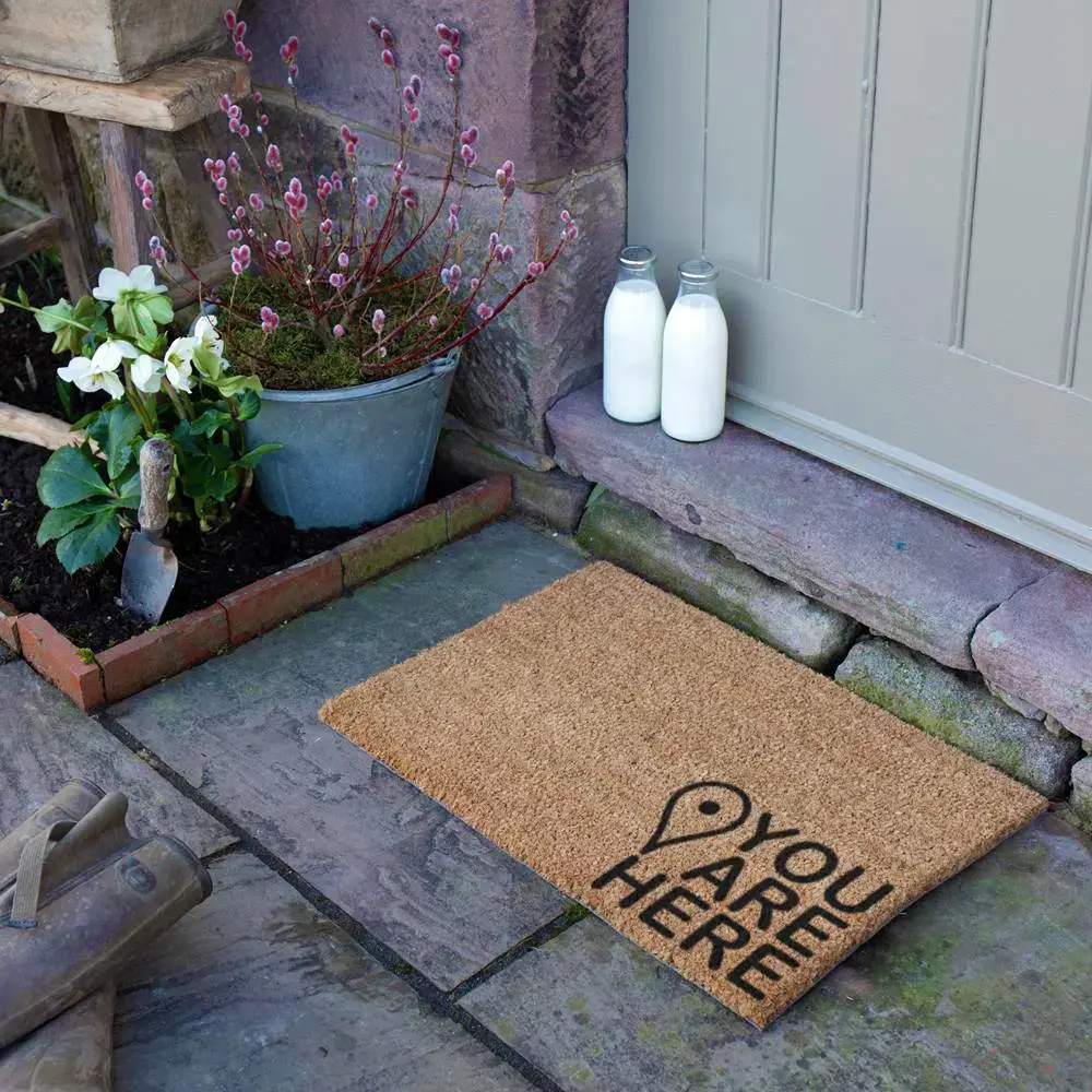 Artsy Doormats You Are Here Doormat