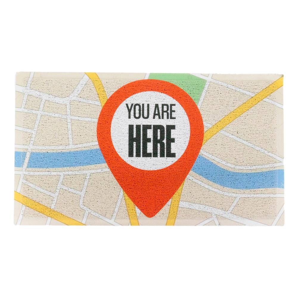 Artsy Doormats You Are Here Doormat (70 X 40cm)
