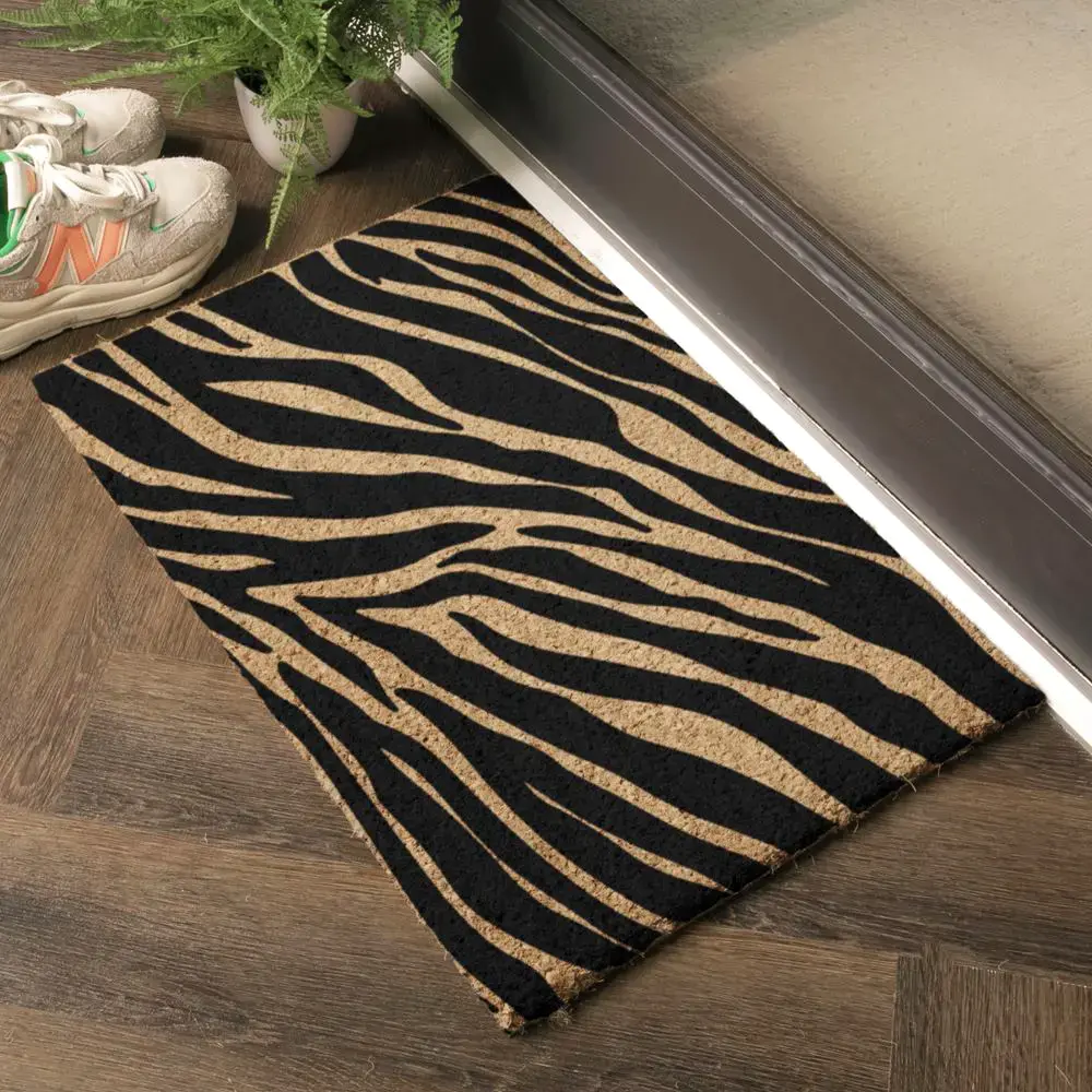 Artsy Doormats Zebra Print Doormat
