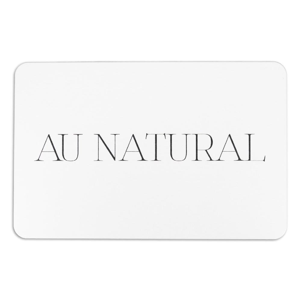 Artsy Doormats Au Natural White Stone Non Slip Bath Mat