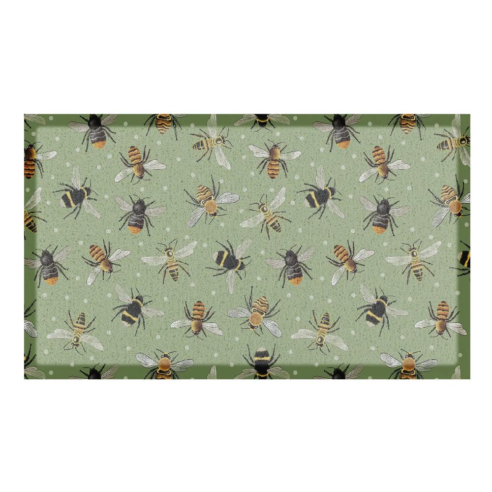 Artsy Doormats Bee Pattern Doormat X Two Little Sprouts Design
