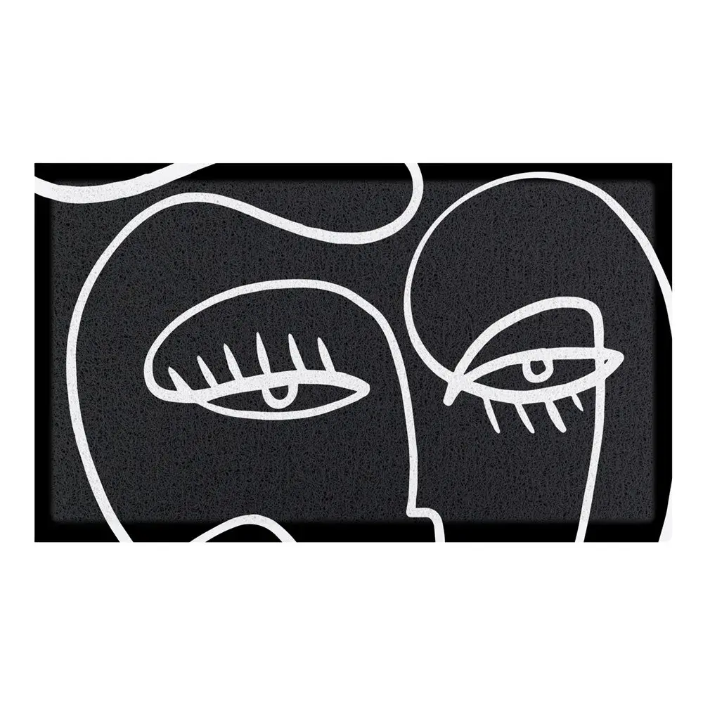 Artsy Doormats Black Eyelash Indoor & Outdoor Doormat – 70x40cm