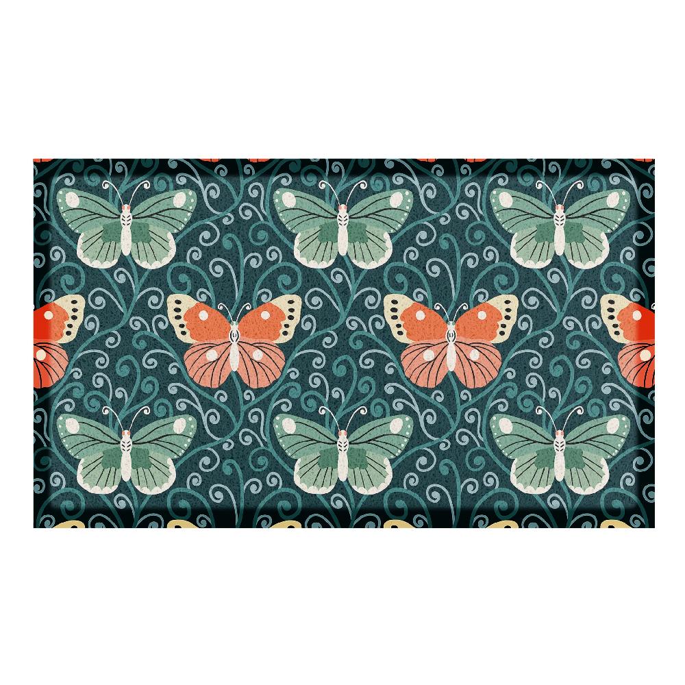 Artsy Doormats Butterfly Grove Doormat X Hannah Maria Designs