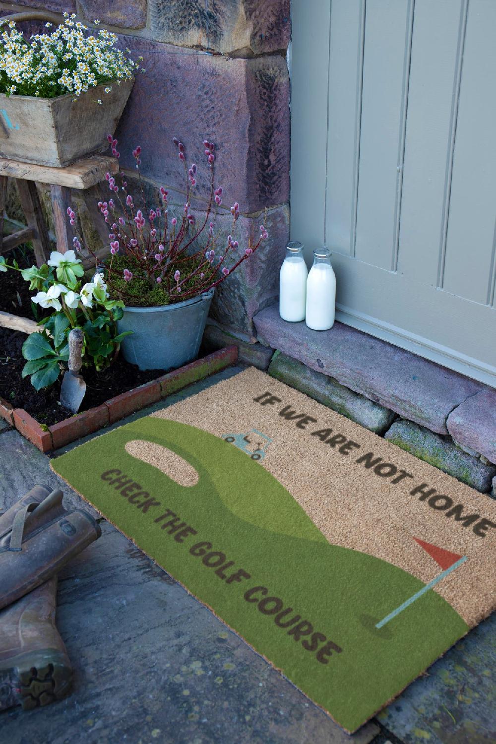 Artsy Doormats Check The Golf Course Doormat (90 X 60cm)