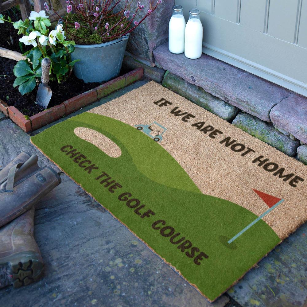 artsy doormats Check The Golf Course Doormat (90 x 60cm)