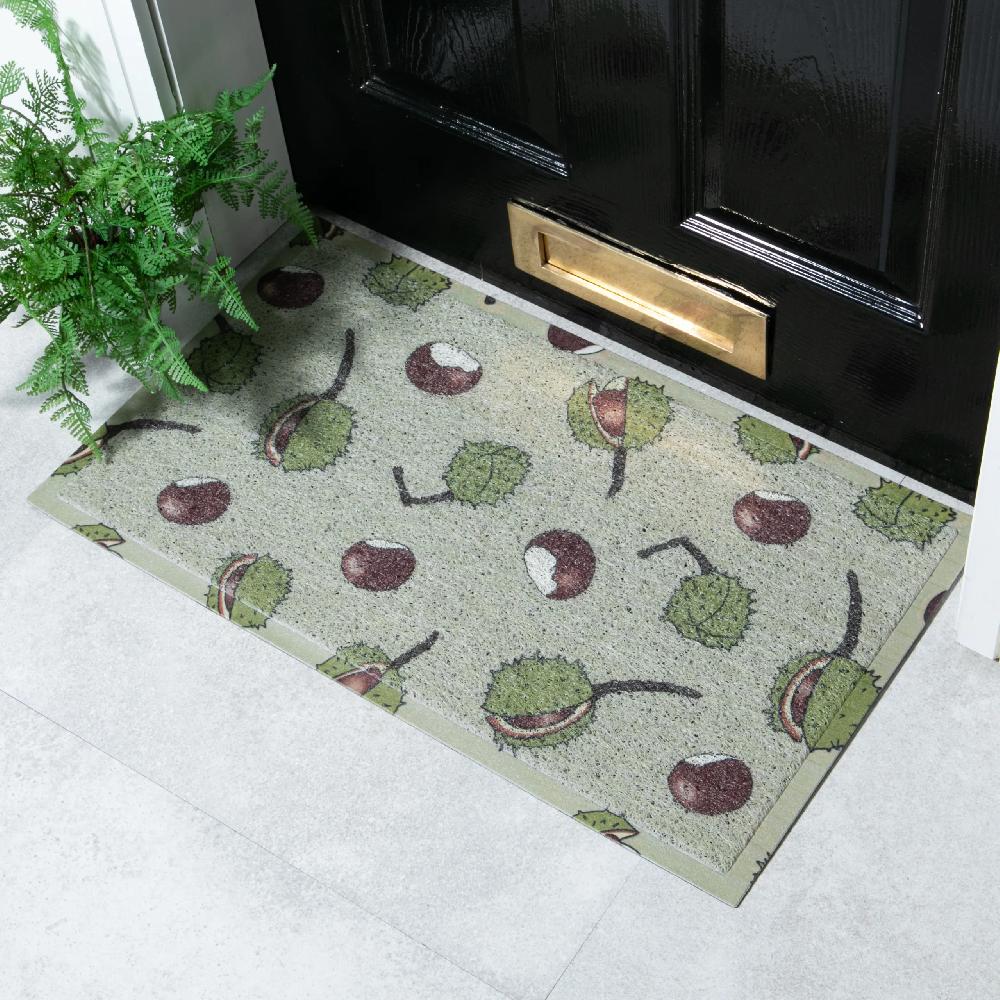 artsy doormats Chestnuts Doormat x Two Little Sprouts Design
