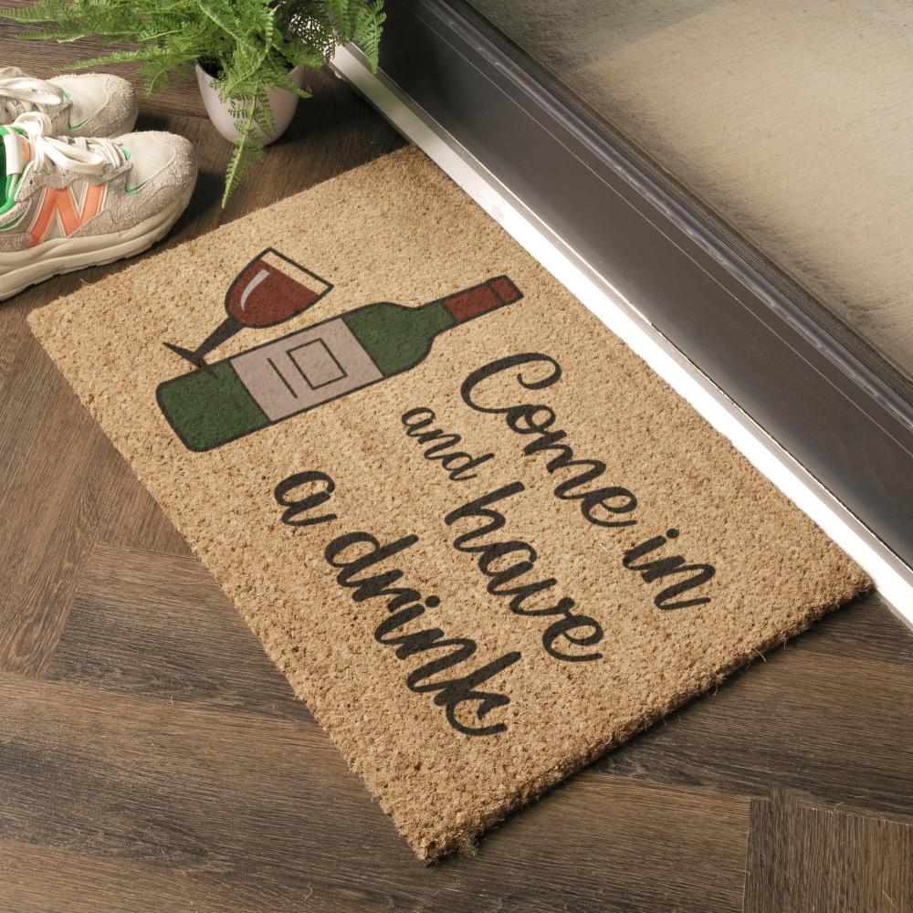 Artsy Doormats Come In And Have A Drink Doormat (60 X 40cm)