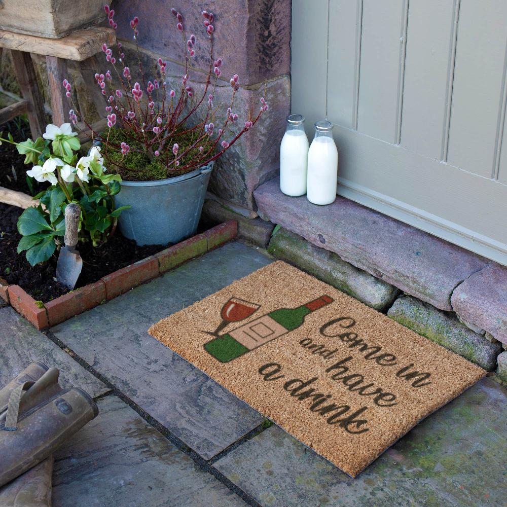Artsy Doormats Come In And Have A Drink Doormat (60 X 40cm)