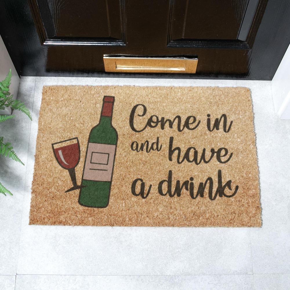 artsy doormats Come In And Have A Drink Doormat (60 x 40cm)