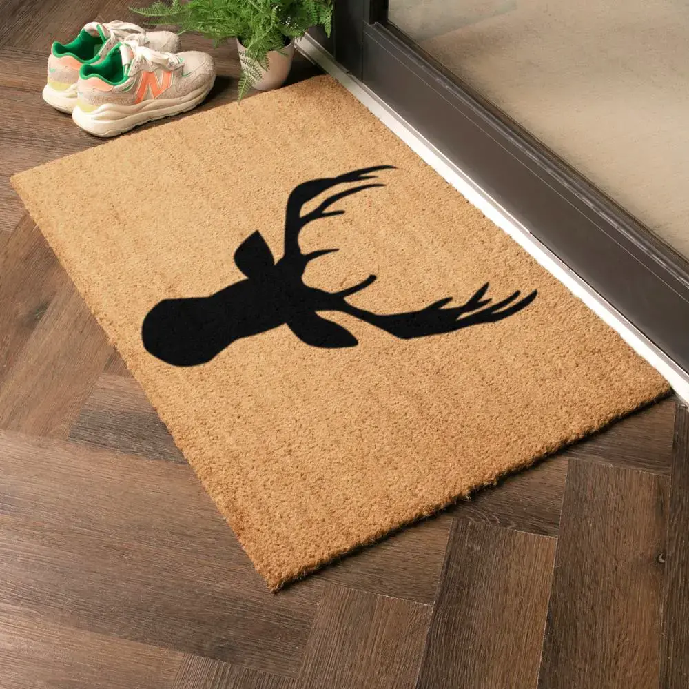 Artsy Doormats Country Stags Head Extra Large Doormat