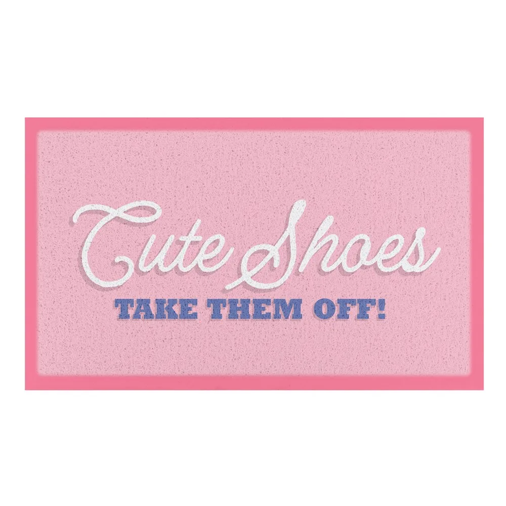 Artsy Doormats Cute Shoes But Take Them Off Indoor & Outdoor Doormat – 70x40cm