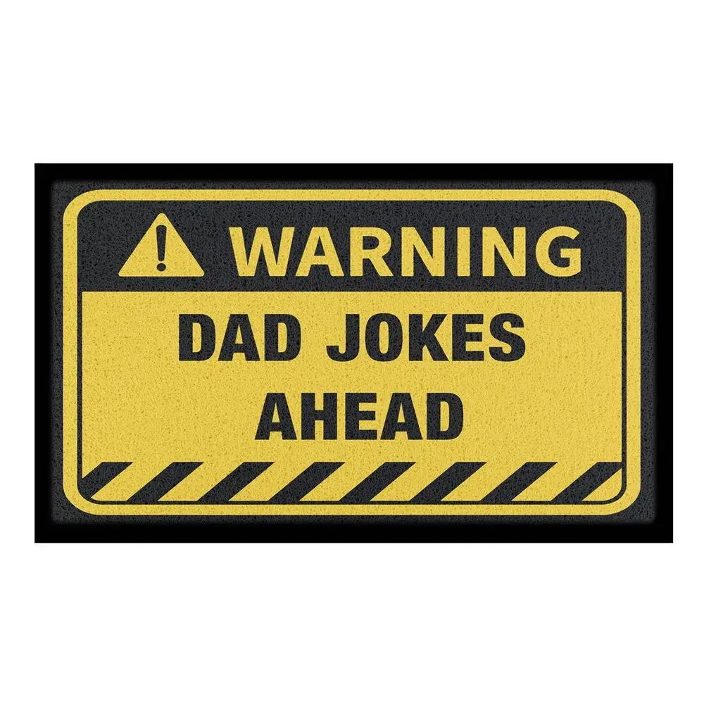 Artsy Doormats Dad Jokes Ahead Indoor & Outdoor Doormat – 70x40cm