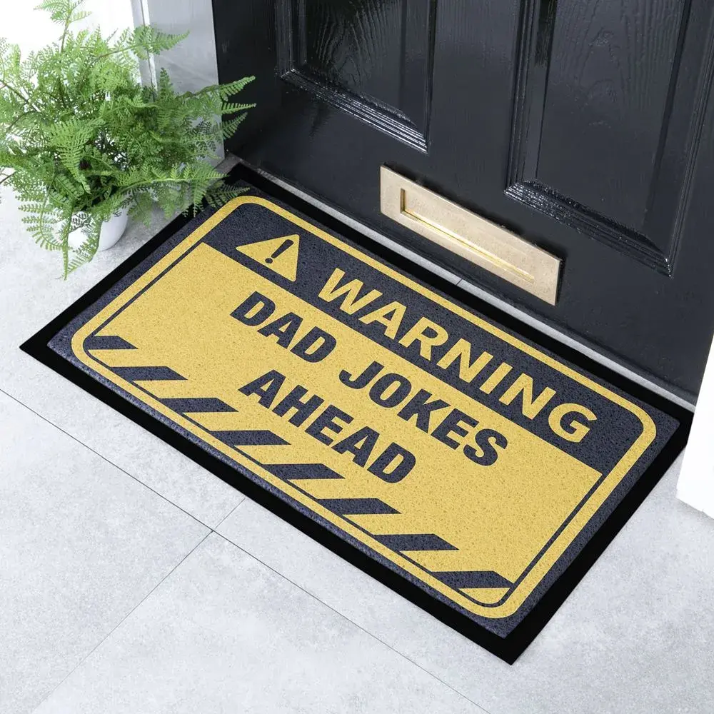 artsy doormats Dad Jokes Ahead Indoor & Outdoor Doormat – 70x40cm