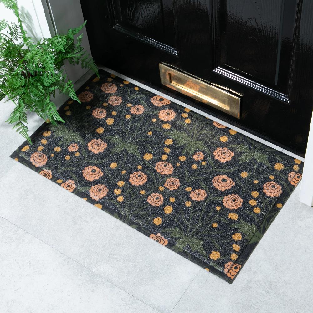 artsy doormats Dandelion Floral Doormat x Hannah Maria Designs