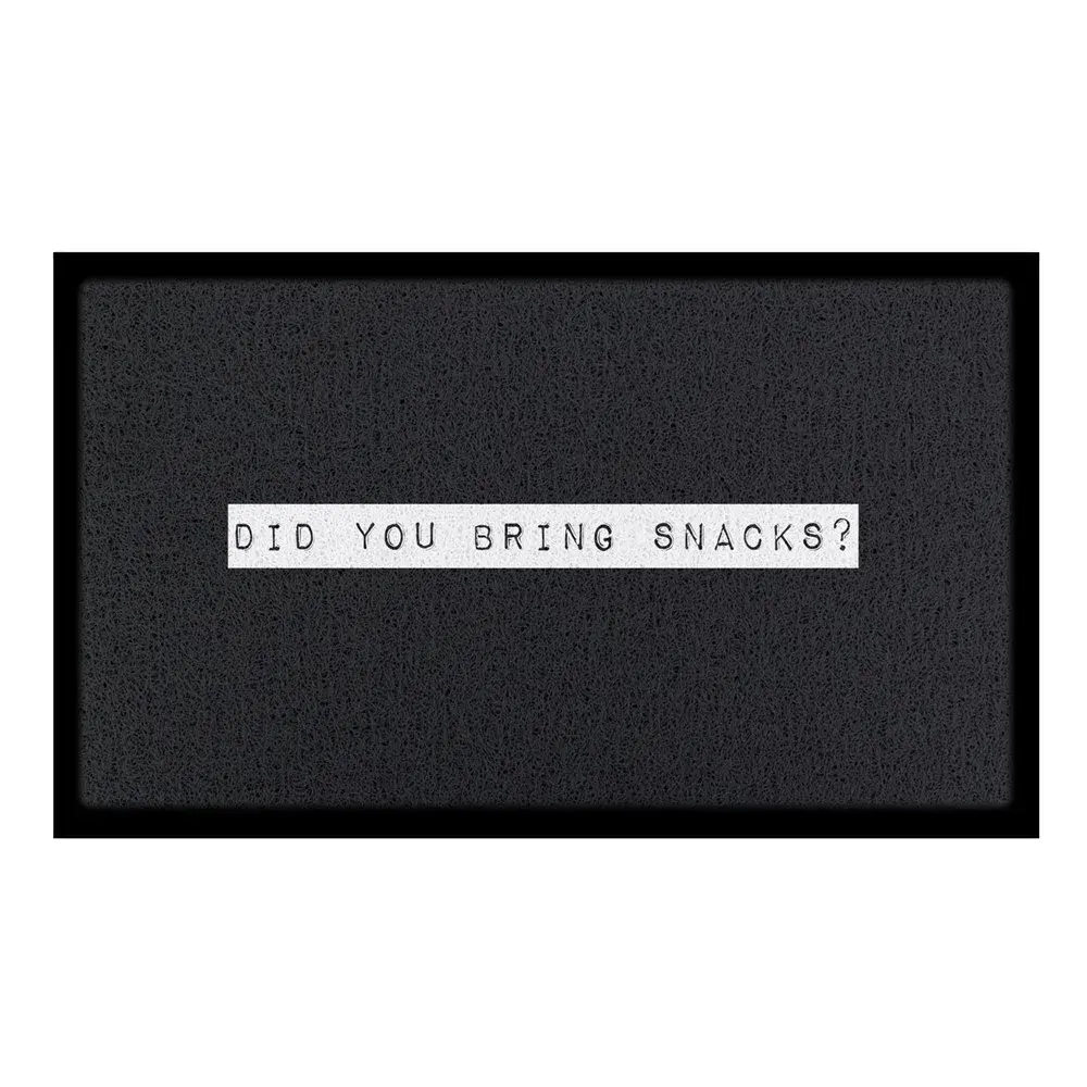 Artsy Doormats Did You Bring Snacks? Indoor & Outdoor Doormat – 70x40cm
