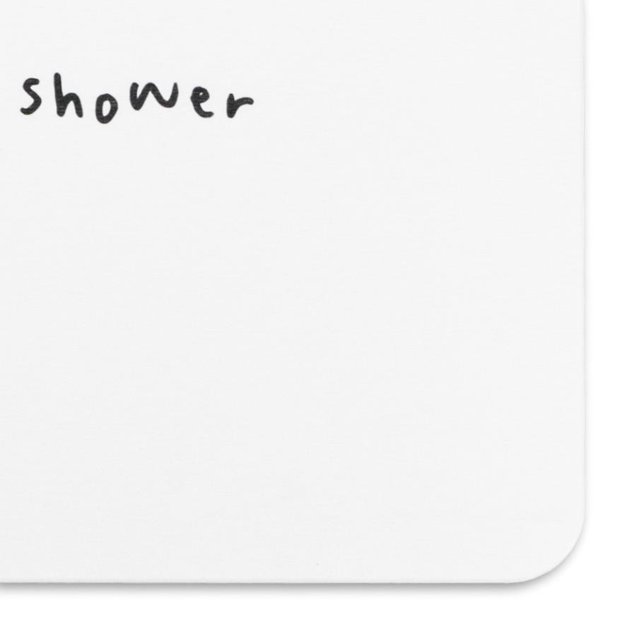 Artsy Doormats Don’t Piss In The Shower White Stone Non Slip Bath Mat