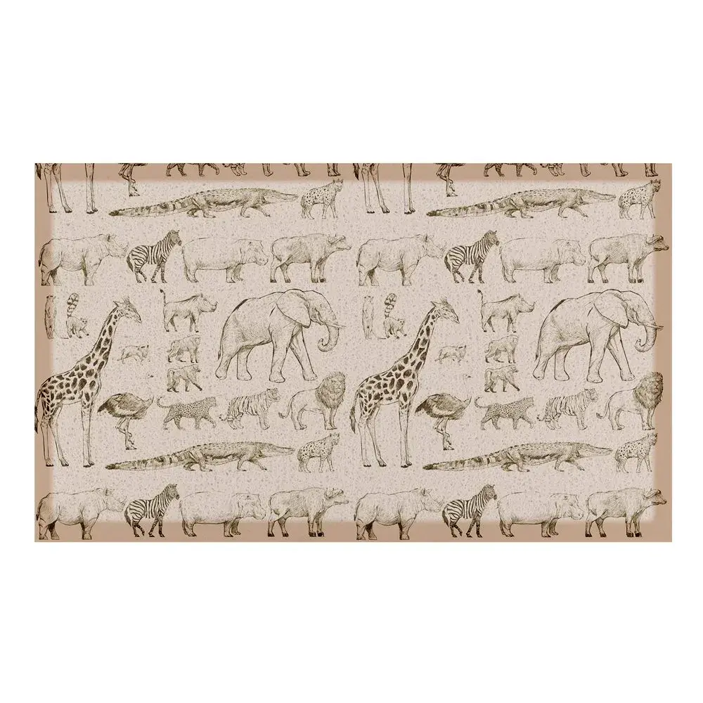 Artsy Doormats Elephant Vintage Pattern Indoor & Outdoor Doormat – 70x40cm