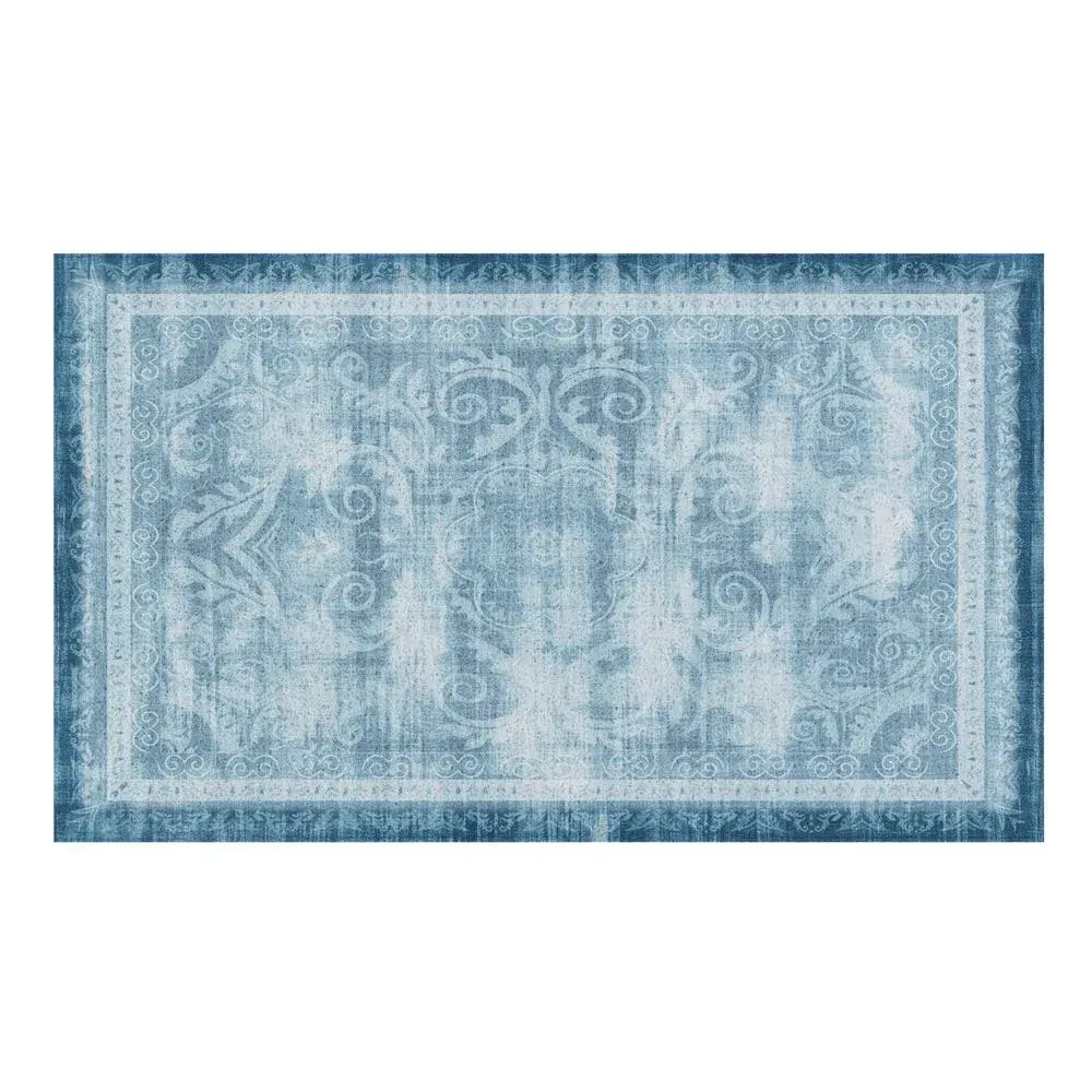 Artsy Doormats Faded Blue Persian Style Indoor & Outdoor Doormat – 70x40cm