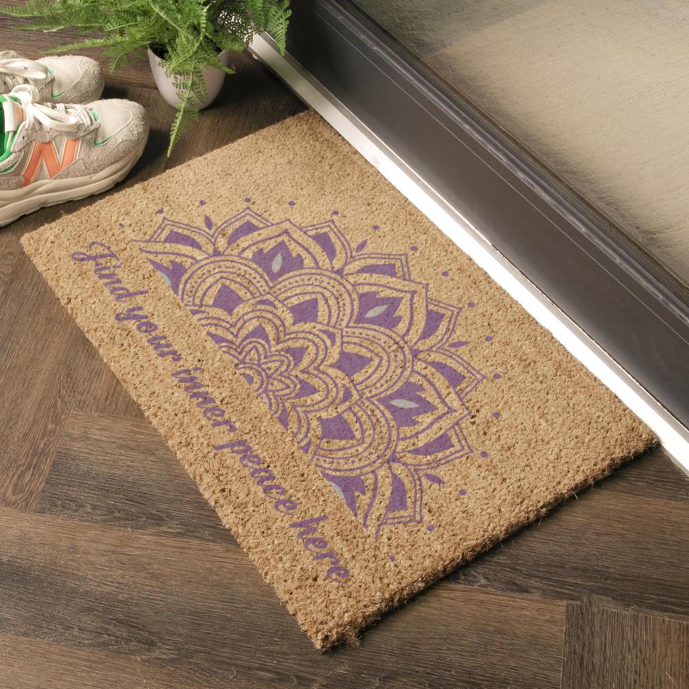 Artsy Doormats Find Your Inner Peace Doormat (60 X 40cm)