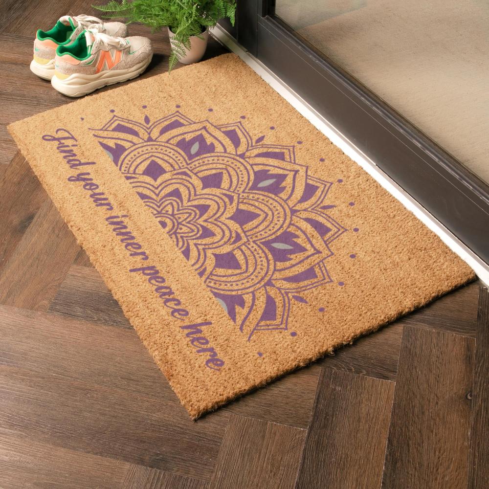 Artsy Doormats Find Your Inner Peace Doormat (90 X 60cm)