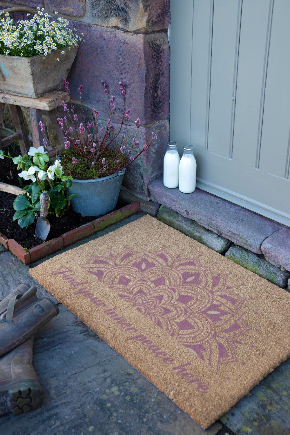 Artsy Doormats Find Your Inner Peace Doormat (90 X 60cm)
