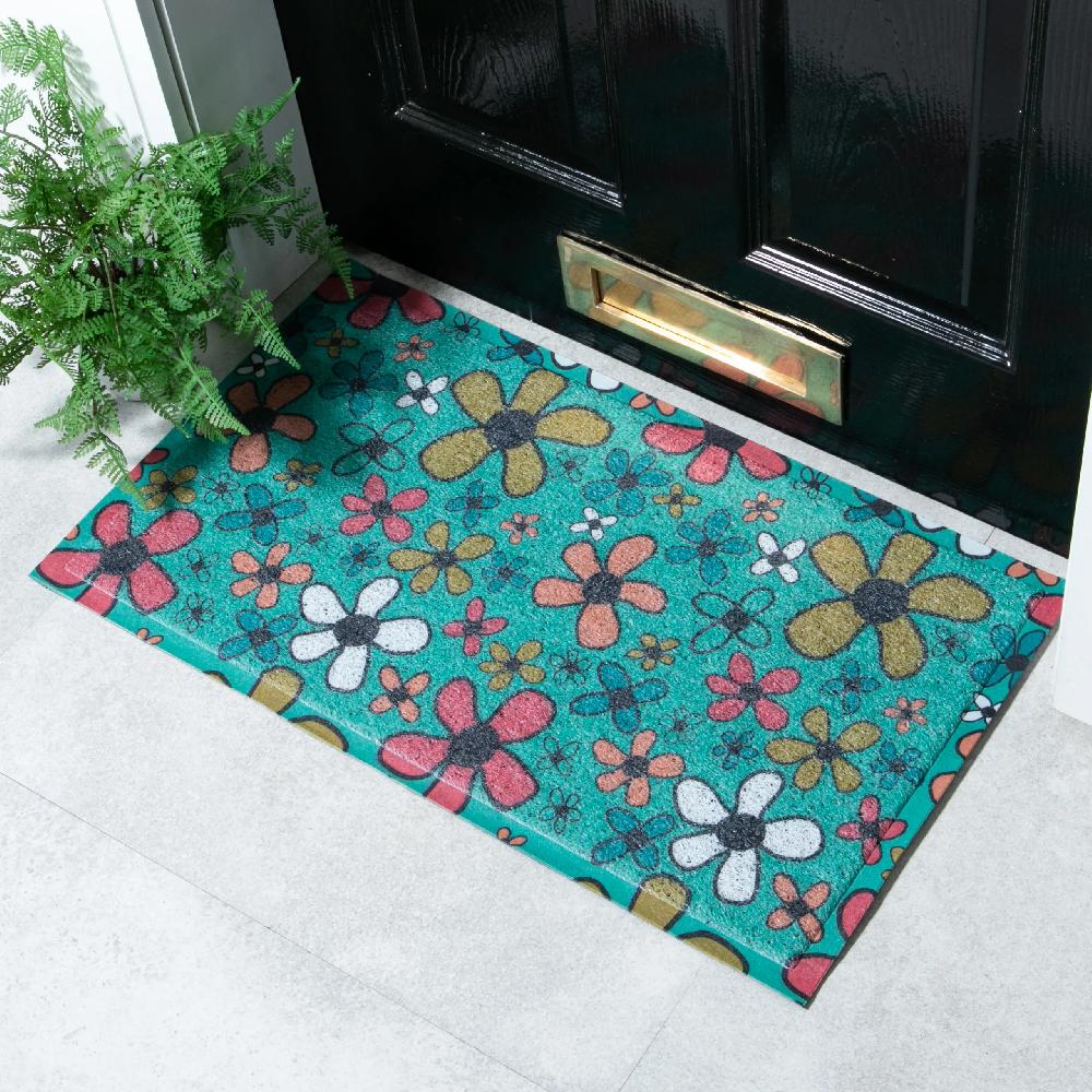 artsy doormats Flower Garden Doormat x Anna Treliving