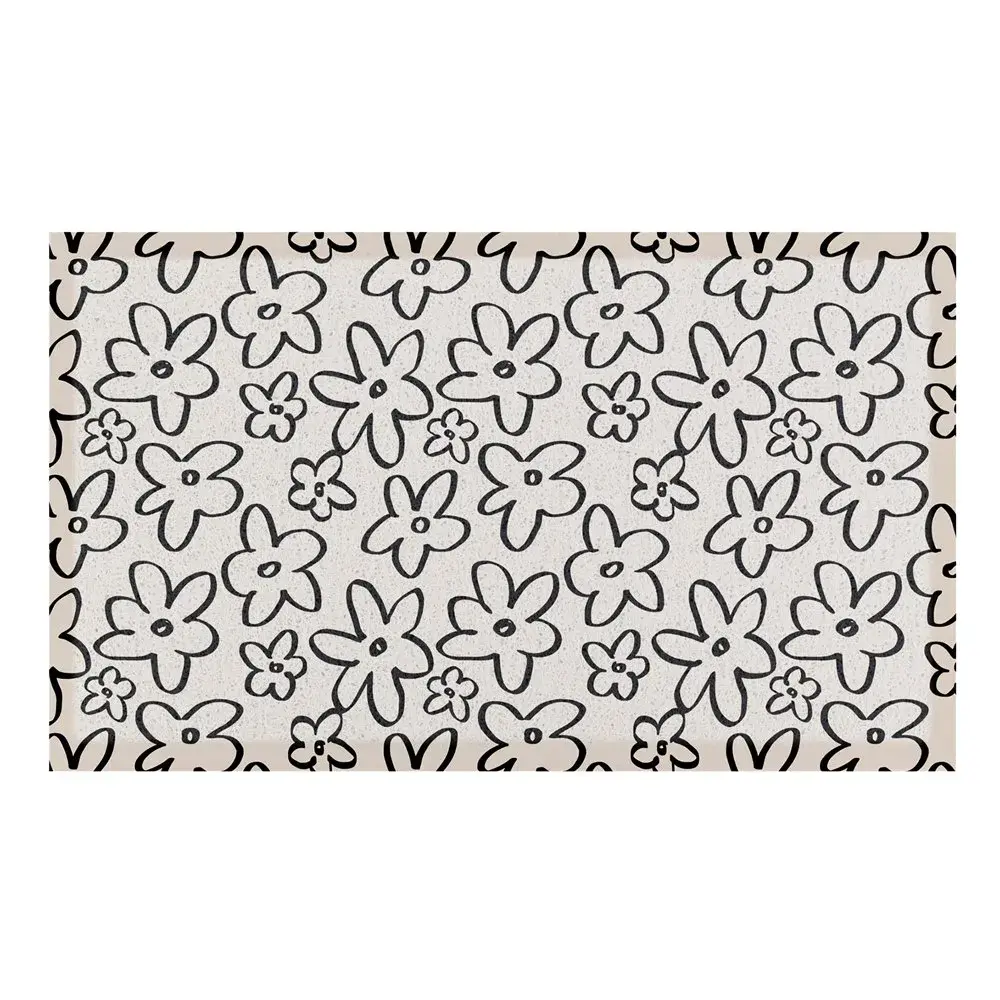 Artsy Doormats Flower Lines Indoor & Outdoor Doormat – 70x40cm