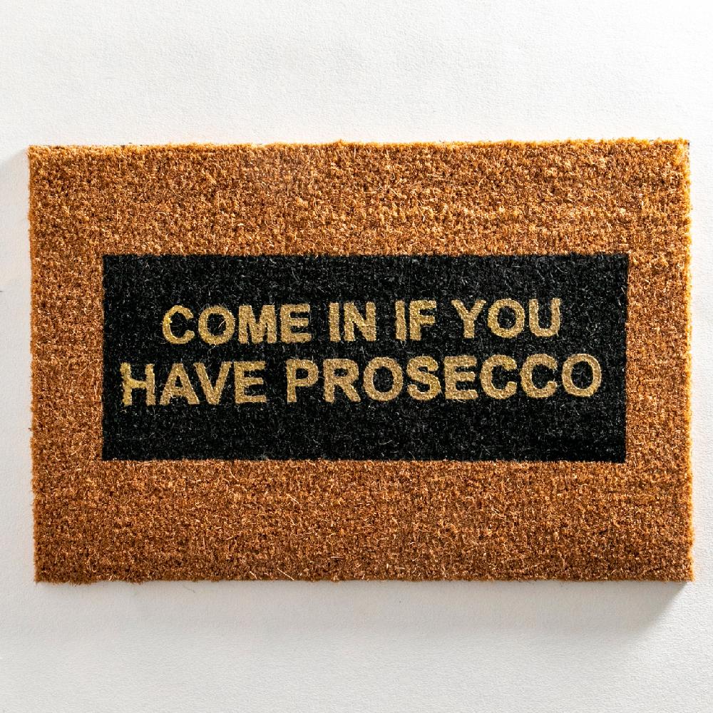 Artsy Doormats Glitter Come In If You Have Prosecco