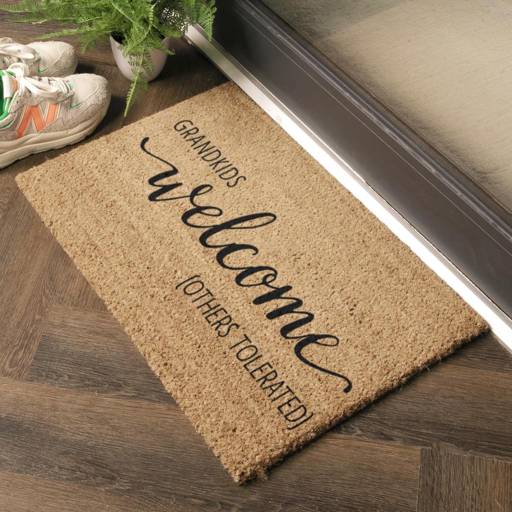 Artsy Doormats Grandkids Welcome Others Tolerated Doormat (60 X 40cm)