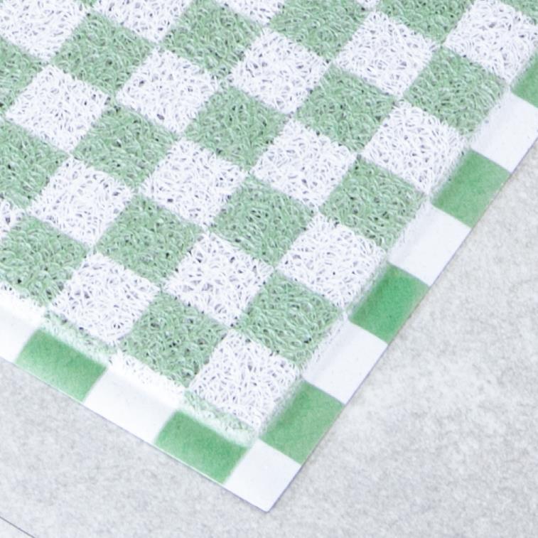 Artsy Doormats Green Checkerboard Doormat (70 X 40cm)