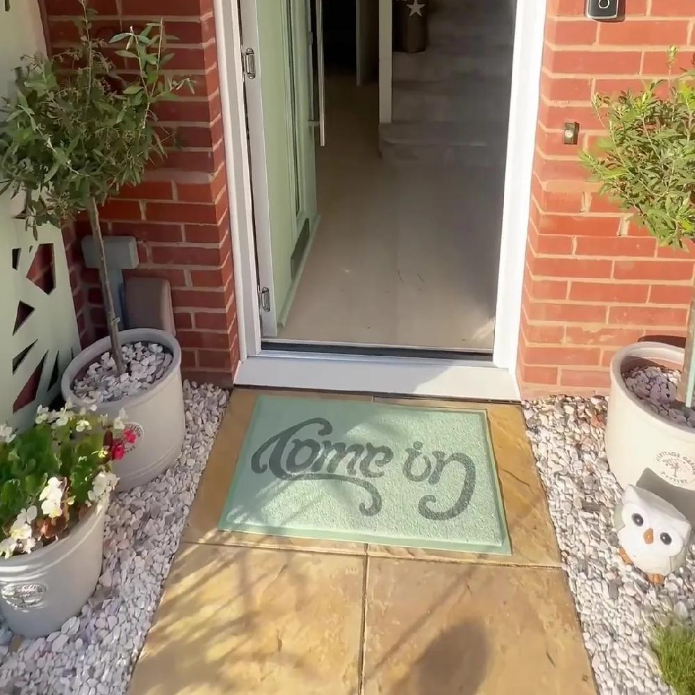 Artsy Doormats Green Come In Go Away Doormat (70 X 40cm)