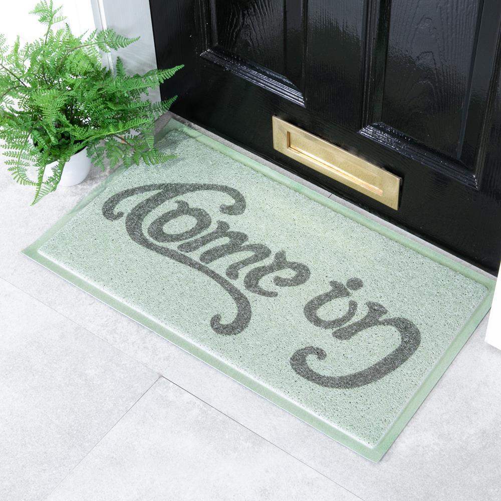 artsy doormats Green Come in Go Away Doormat (70 x 40cm)