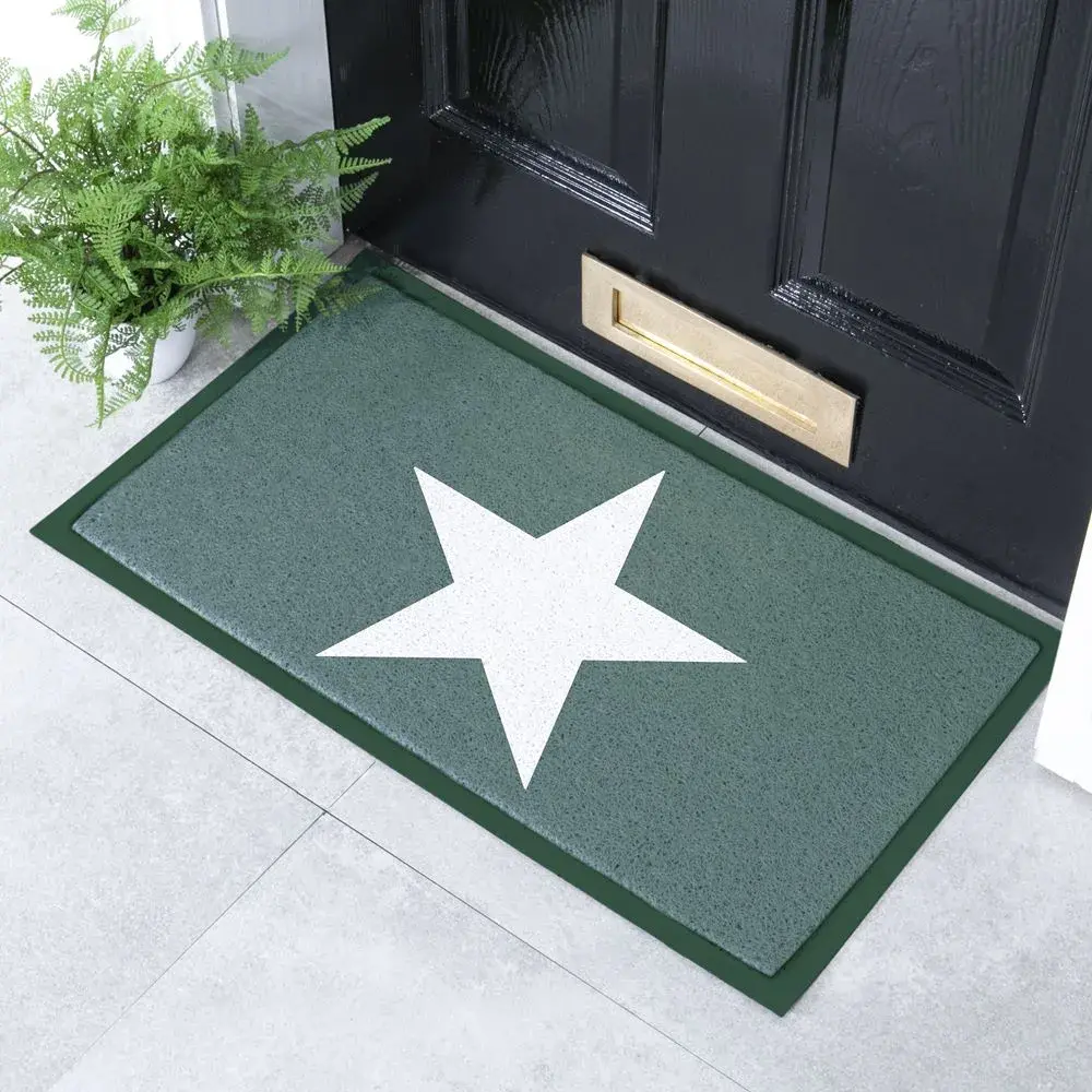 artsy doormats Green Star Indoor & Outdoor Doormat – 70x40cm