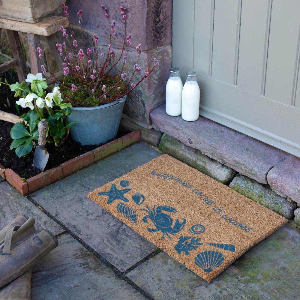 Artsy Doormats Happiness Comes In Waves Doormat (60 X 40cm)