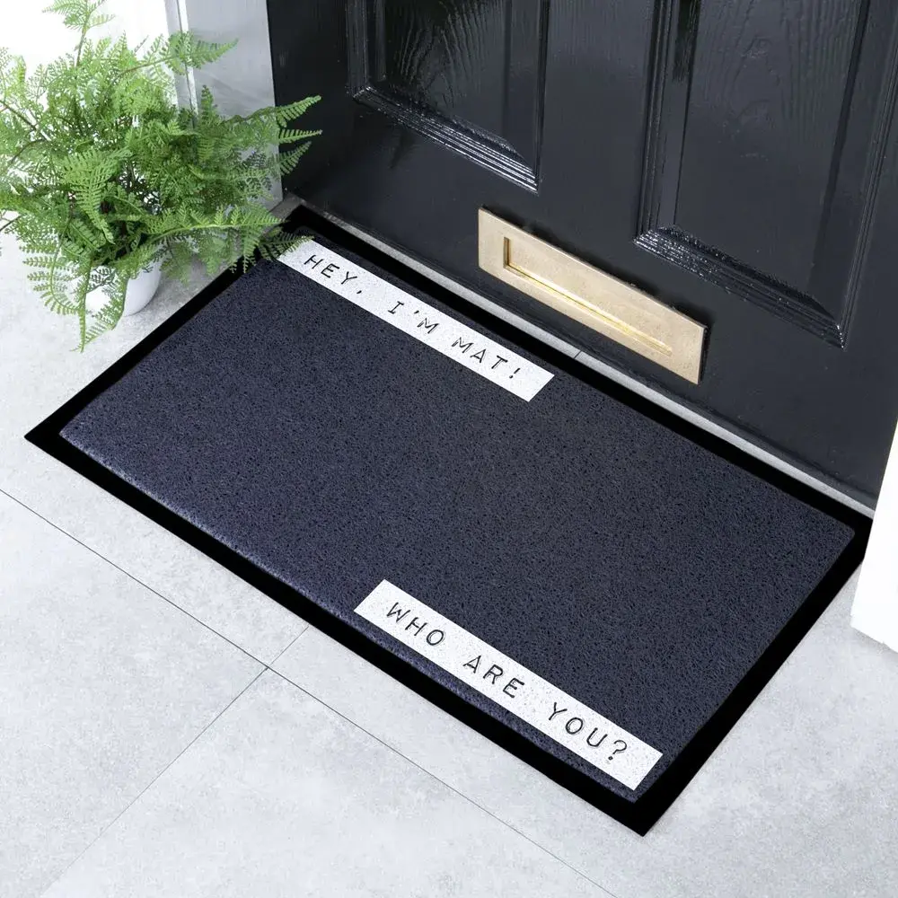 artsy doormats Hey I’m Mat Who Are You? Indoor & Outdoor Doormat – 70x40cm