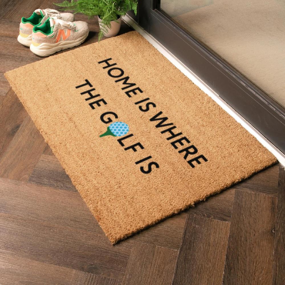 Artsy Doormats Home Is Where The Golf Is Doormat (90 X 60cm)