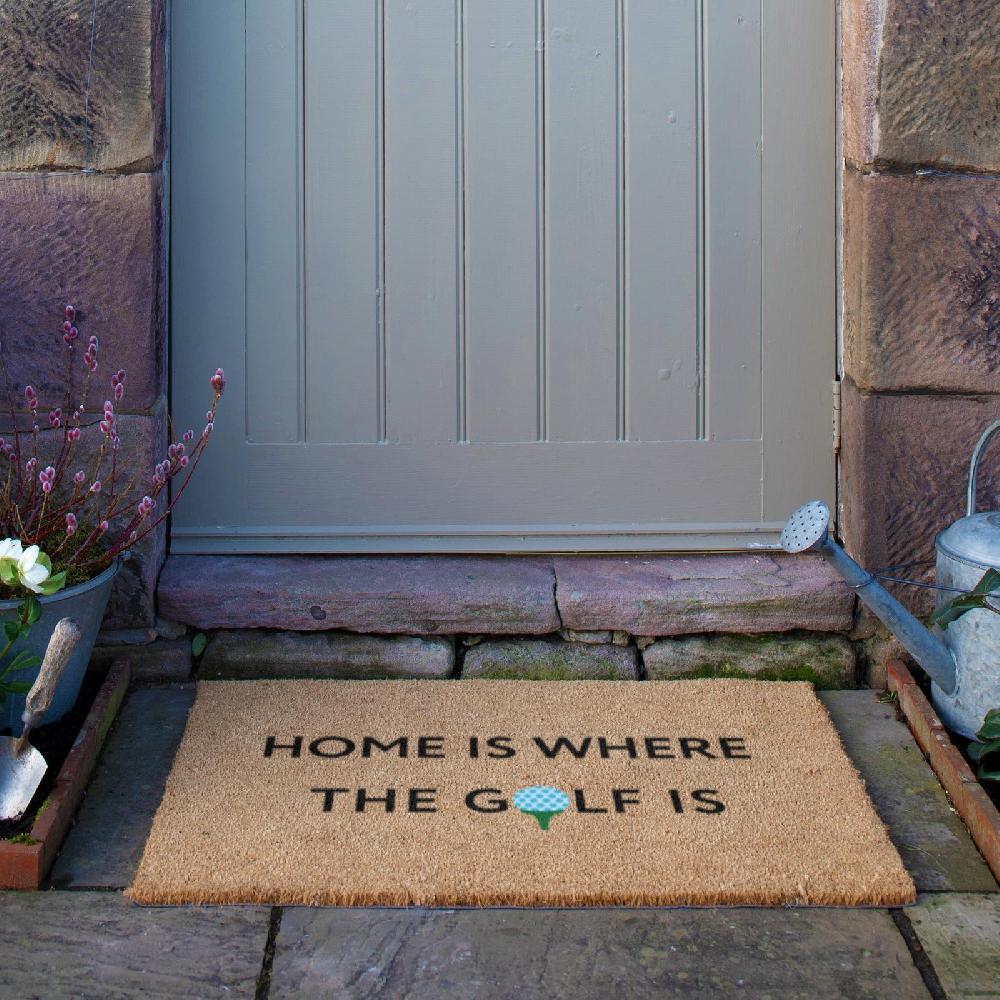 Artsy Doormats Home Is Where The Golf Is Doormat (90 X 60cm)
