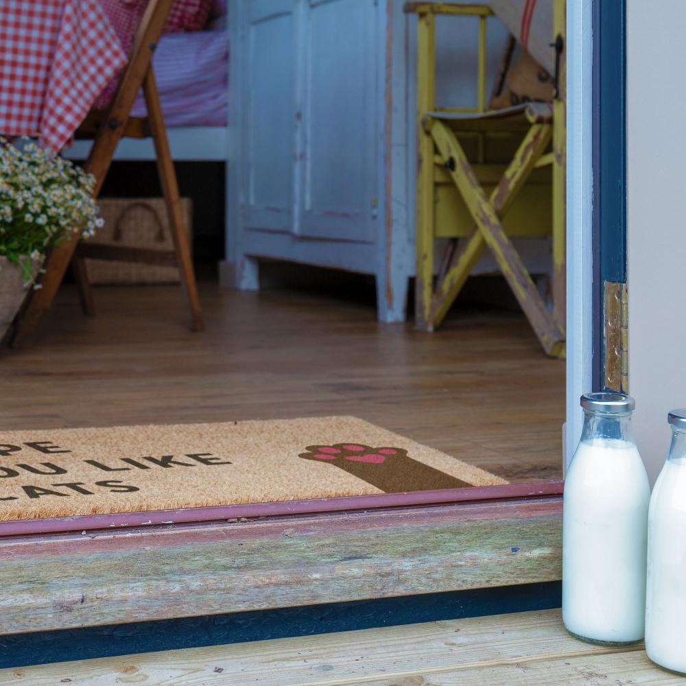 Artsy Doormats Hope You Like Cats Doormat (60 X 40cm)