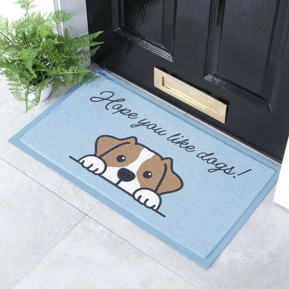 artsy doormats Hope You Like Dogs Indoor & Outdoor Doormat – 70x40cm