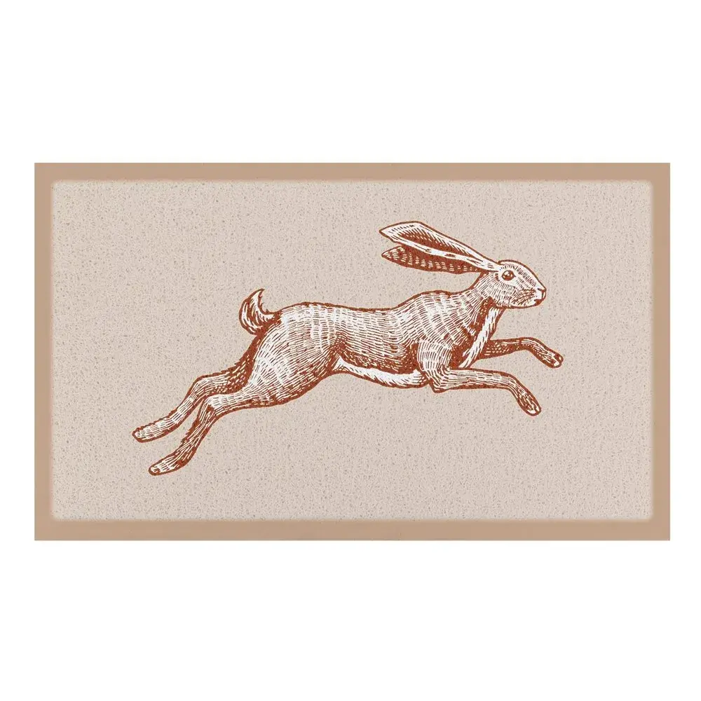 Artsy Doormats Jumping Hare Indoor & Outdoor Doormat – 70x40cm