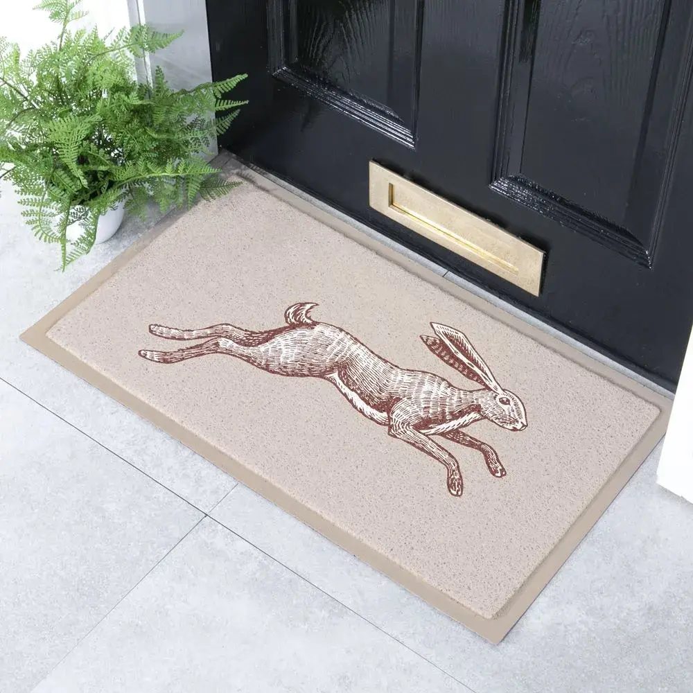 artsy doormats Jumping Hare Indoor & Outdoor Doormat – 70x40cm