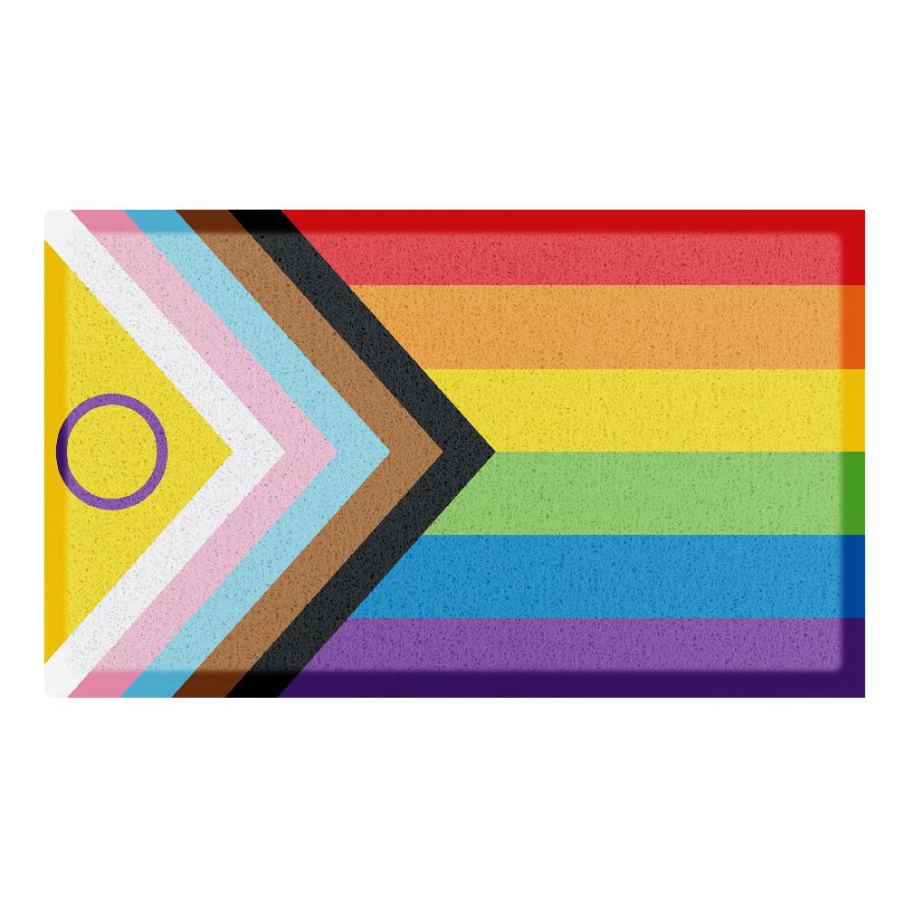 Artsy Doormats LGBTQIA+ Progress Rainbow Pride Flag Doormat (70 X 40cm)